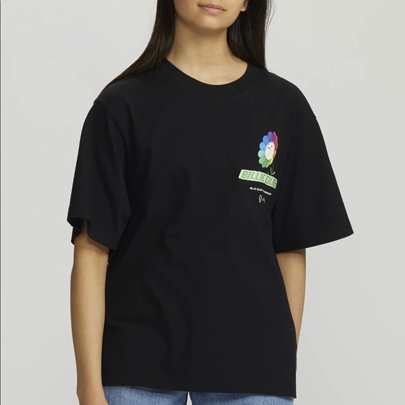 Billie Eilish Takashi Murakami oversized graphic music album uniqlo t shirt - Picture 3 of 8